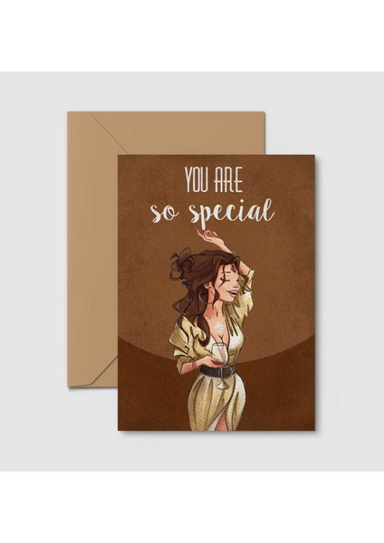 Kartpostal - Tebrik Kartı & Zarf Doğumgünü Happy Birthday Doğum Günü