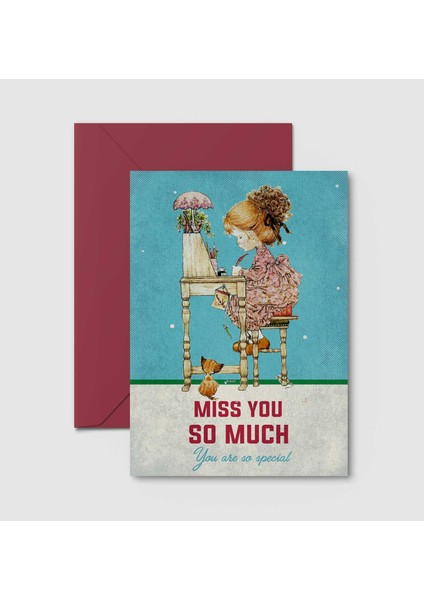 Kartpostal - Tebrik Kartı & Zarf Doğumgünü Happy Birthday Doğum Günü Sarah Kay