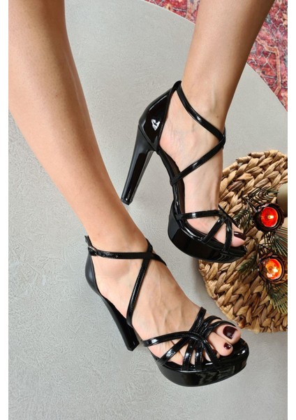 015 5009 Topukla Kadın Abiye Ayakkabı modelleri