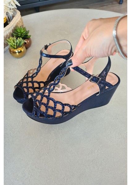 036 4172 Topukla Kadın Dolgu Topuklu Abiye Ayakkabı fırsatları