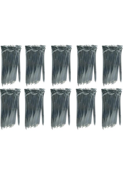 Cırt Kelepçe 2.5x150 mm Siyah 10 Paket 1000 Adet Kablo Bağı 2.5x15 Cm