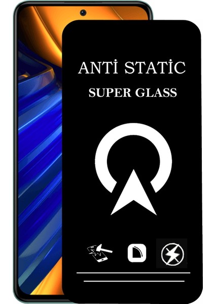 Poco F4 Tam Kaplayan Anti Statik Çizilmez Safir Ekran Koruyucu Cam