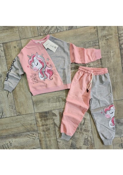 Kız Çocuk Disney Unicourn Eşofman Takımı