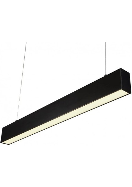 Mimar Led Linear Asansörlü Led Sarkıt 120 Cm Siyah 40W