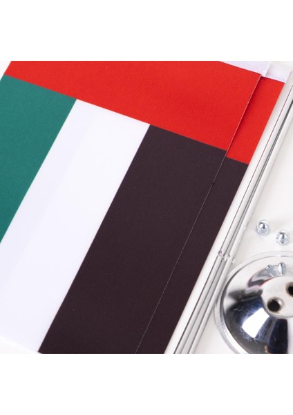 Birleşik Arap Emirlikleri 2li Masa Bayrağı Saten Kumaş Dijital Baskı 15x22,5 cm fiyatları