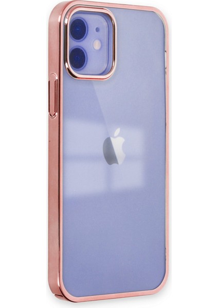 iPhone 12 Kılıf Element Silikon - Pembe