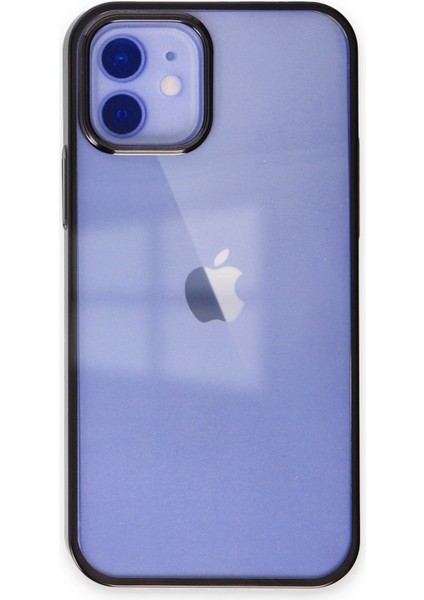 iPhone 12 Kılıf Element Silikon - Siyah