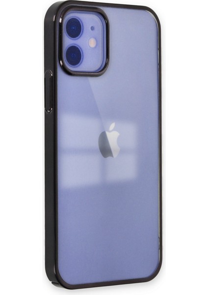 iPhone 12 Kılıf Element Silikon - Siyah