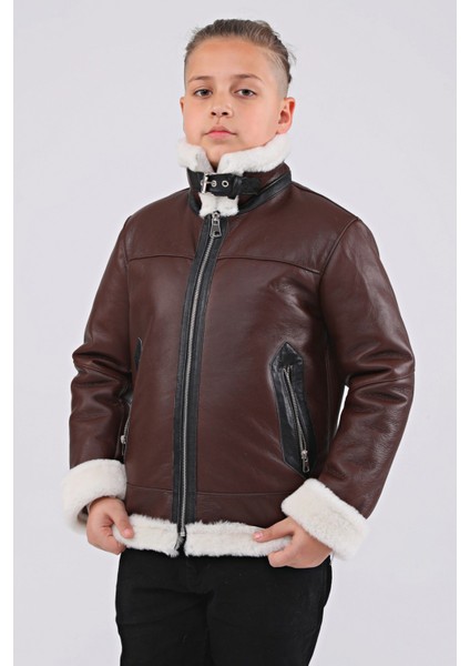 Erkek Çocuk Kürklü Mont