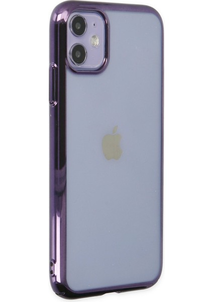 iPhone 12 Kılıf Element Silikon - Mor
