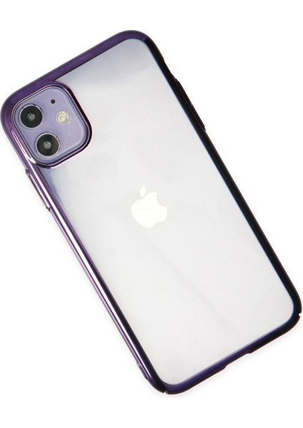 iPhone 12 Kılıf Element Silikon - Mor