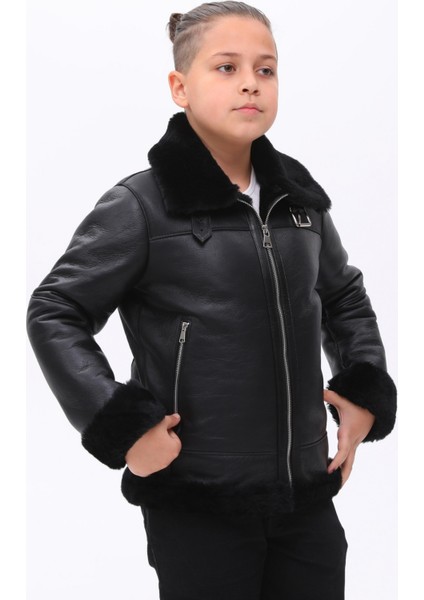 Erkek Çocuk Kürklü Mont