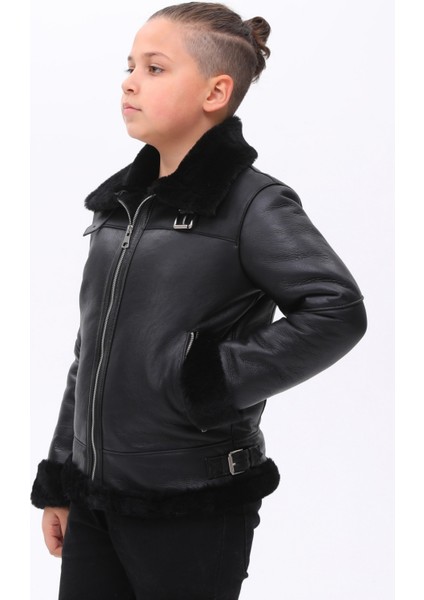 Erkek Çocuk Kürklü Mont