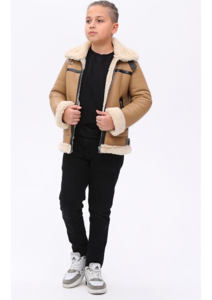 Erkek Çocuk Kürklü Mont