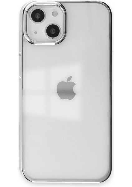 iPhone 13 Kılıf Element Silikon - Gümüş