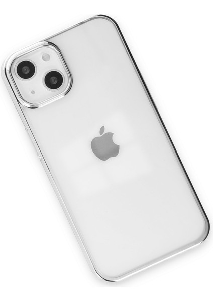 iPhone 14 Plus Kılıf Element Silikon - Gümüş modelleri