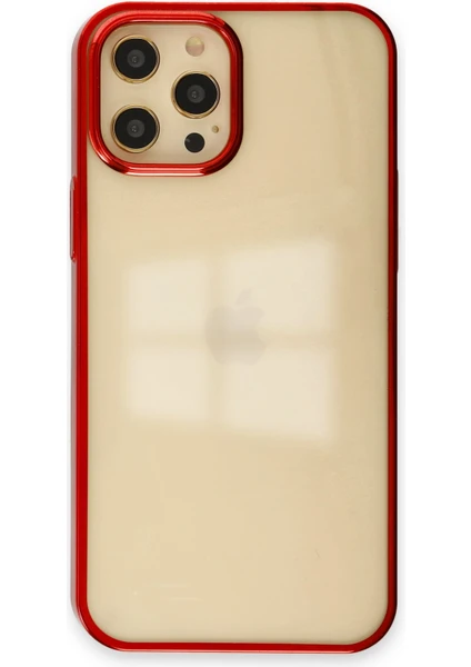 Happycase iPhone 12 Pro Kılıf Element Silikon - Kırmızı