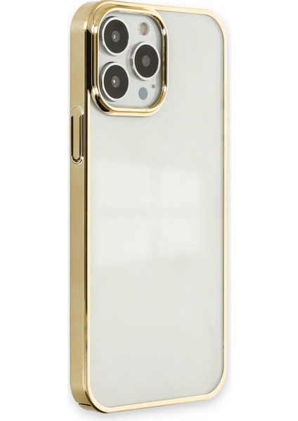 Happycase iPhone 13 Pro Kılıf Element Silikon - Gold