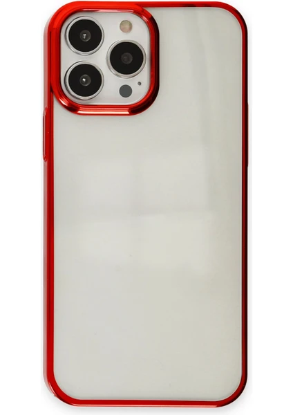 Happycase iPhone 14 Pro Max Kılıf Element Silikon - Kırmızı