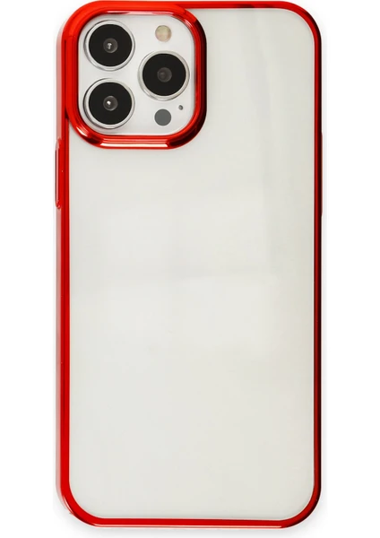 Happycase iPhone 13 Pro Kılıf Element Silikon - Kırmızı