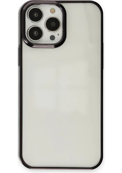 Happycase iPhone 13 Pro Kılıf Element Silikon - Siyah