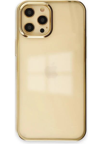 Happycase iPhone 12 Pro Kılıf Element Silikon - Gold