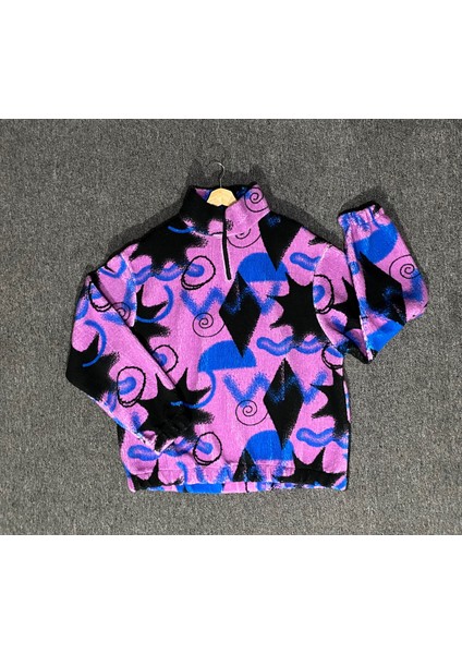 Oversize Yorgan Peluş Sweatshirt