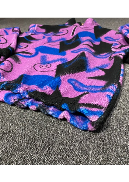 Oversize Yorgan Peluş Sweatshirt modelleri