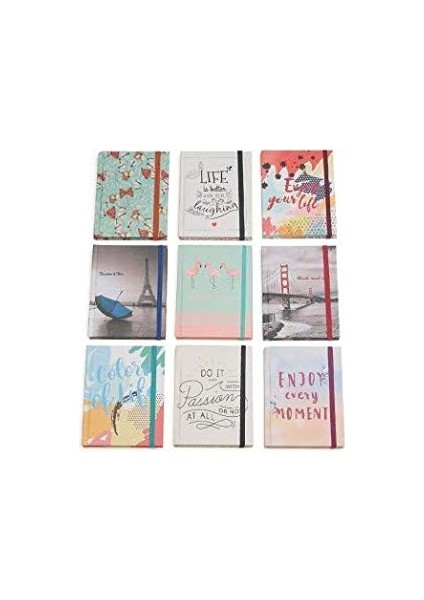 Lizy Özel Baskılı Kuşe Defter 14X20 Çizgili Hafif Defter