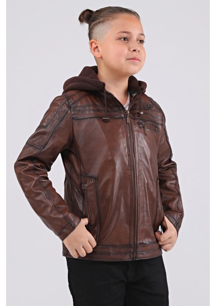 Erkek Çocuk Kapüşonlu Mont