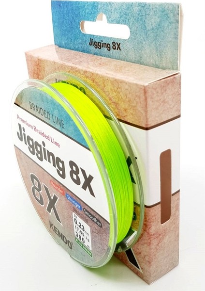 Jigging 8x Flash 300M Fluo Green Ip Misina