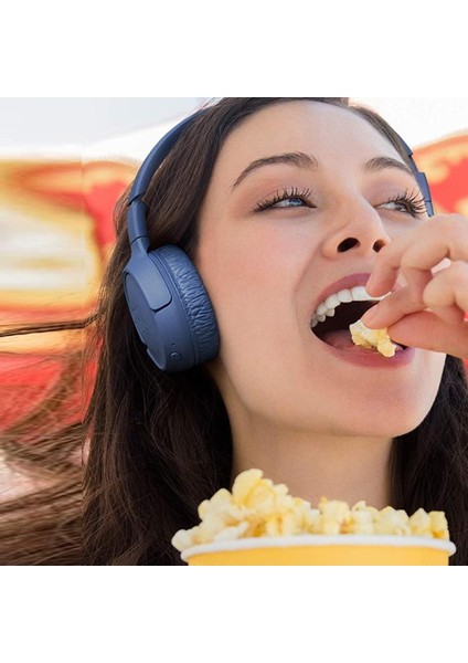 Tune 510BT Uyumlu Kablosuz Bluetooth Kulaküstü Kulaklık Kaliteli (Müadil Ürün) Mavi fırsatları