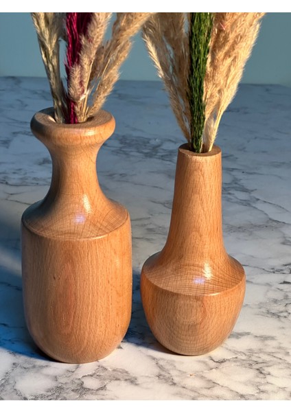 Ahşap Minimal Dekoratif Saksı Masa Üstü Vazo fırsatları