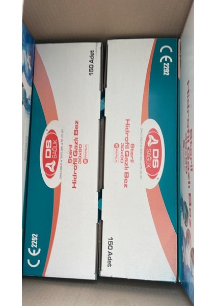 30x80 Steril Hidrofil Gazlı Bez 150 Adet