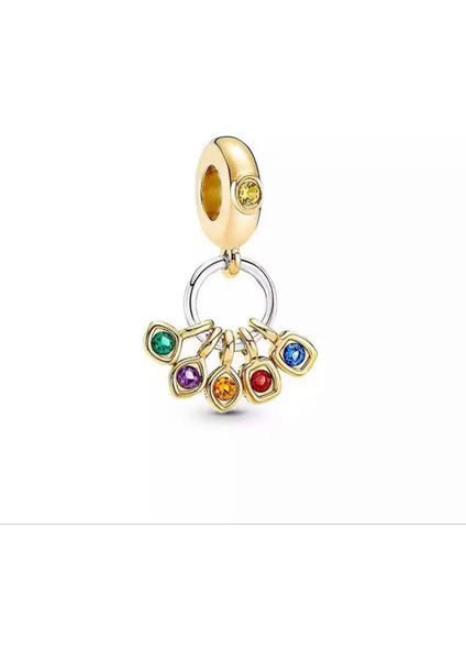 Ni Aksesuar The Avengers Infinity Stones Sallantılı Charm