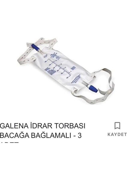 Idrar Torbası Bacağa Bağlamalı 10 Adet