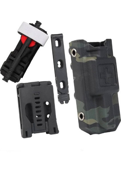 Mas Tactical Turnike ve Kydex Turnike Kılıfı (Set) - Multicam/siyah