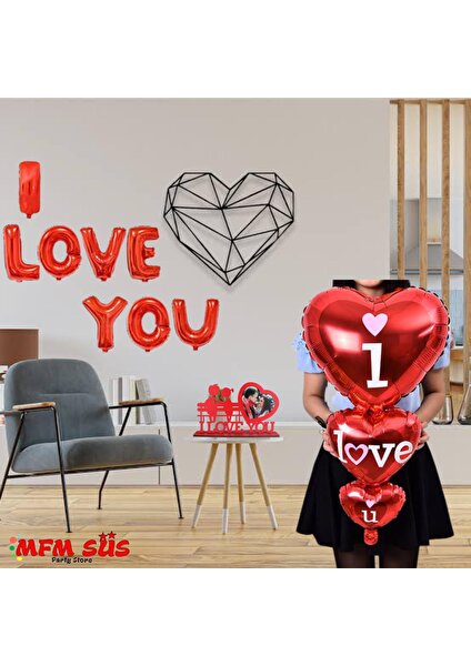 Mfm Parti I Love You Sevgililer Günü Aşk Sürpriz Seti