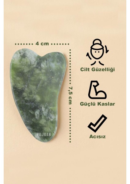 Tekli Gua Sha Masaj Taşı