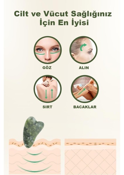 Tekli Gua Sha Masaj Taşı