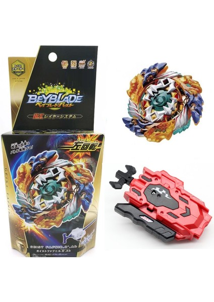 Flame Burst B-122 Geist Fafnir 8 Absorb Beyblade Fırlatıcılı B12271582K