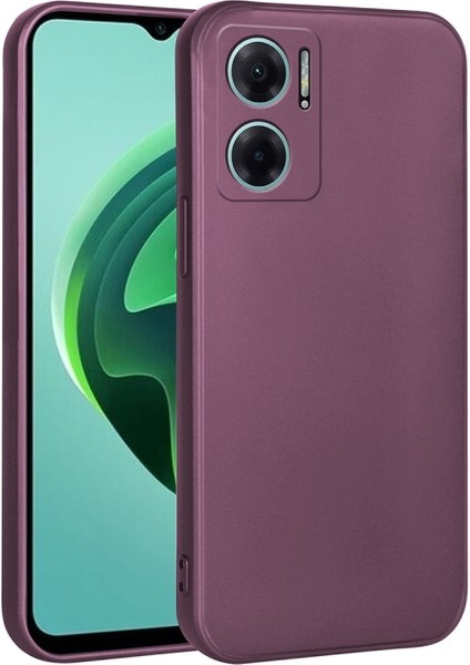 Xiaomi Redmi Note 11E Kılıf Pürüzsüz Mat Renkli Biye Silikon