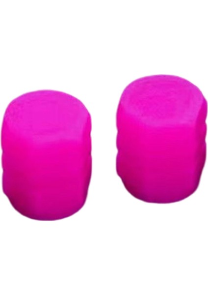 Aydınlık Tekerlekler Şapka Lastik Valf Gövdesi Parçaları Kaplar Pembe Pembe 2 Adet (Yurt Dışından)