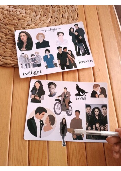 Alacakaranlık Twilight Serisi Etiket Sticker fiyatları