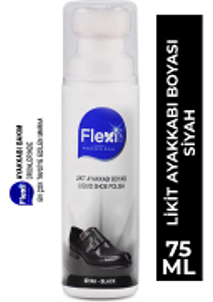 Flexi Care Flexicare Likit Siyah Ayakkabı Boyası 75 ml