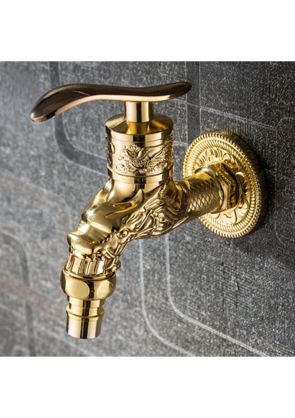 Açık Bahçe Ev Banyo Spigot Bibcock Dekoratif Musluk Altın (Yurt Dışından) fiyatları