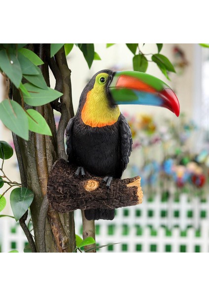 Toucan Kuş Heykelcik Asılı Koyu Gri (Yurt Dışından) modelleri
