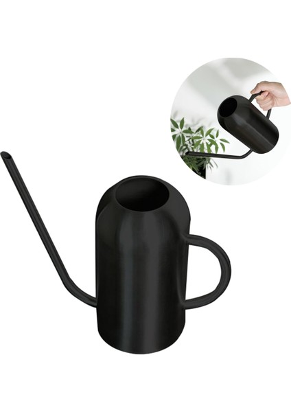 50 Oz1.5l Sulama Uzun Spout Ev Bitkileri Kapalı Bahçe Açık Siyah (Yurt Dışından)