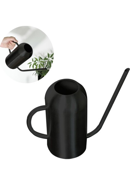 50 Oz1.5l Sulama Uzun Spout Ev Bitkileri Kapalı Bahçe Açık Siyah (Yurt Dışından)