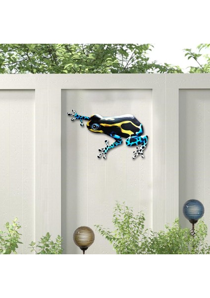 Kurbağa Renkli Asılı Kolay Kurulum Heykeli Rütbe Karşıtı Metal Heykel Sanat Eseri Sarı Siyah Yeşil (Yurt Dışından) fırsatları